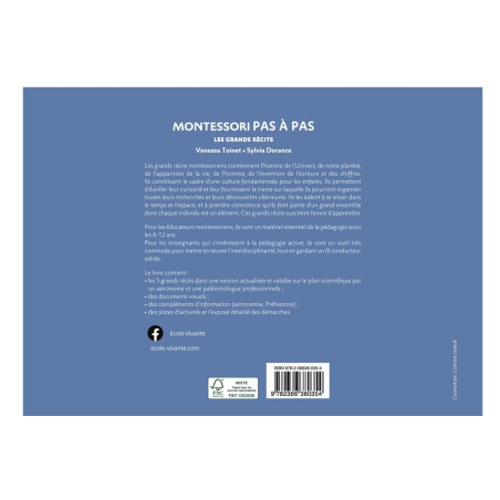 Montessori Pas à Pas : Les grands récits 6-12 ans