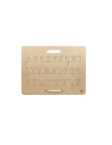 Tablette d'écriture majuscules cursives