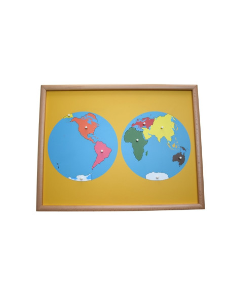 Planisphère Montessori Puzzle - So Montessori