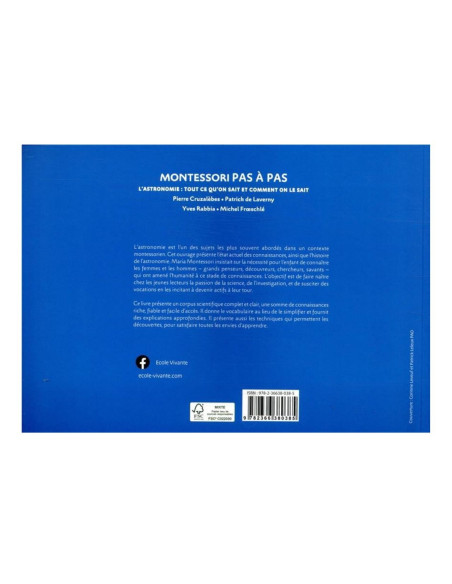 Montessori Pas à Pas | L'astronomie | Ecole Vivante