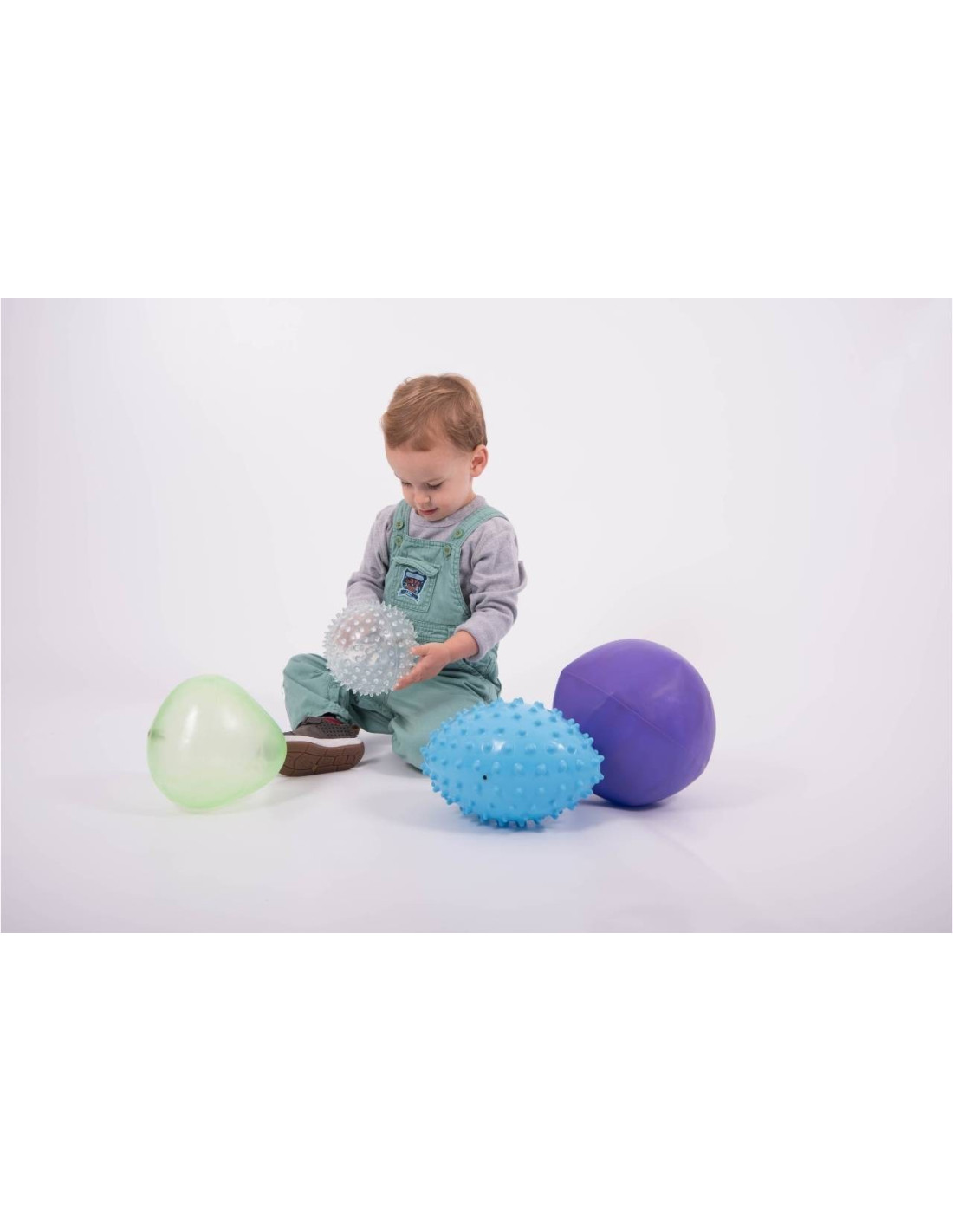 Balles sensorielles Montessori multicolores