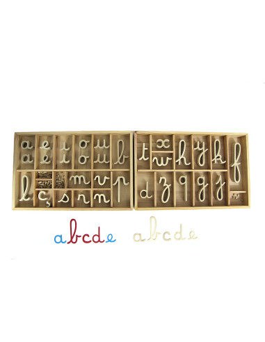 Grand alphabet mobile cursif - écriture Dumont - FABRICATION FRANCAISE