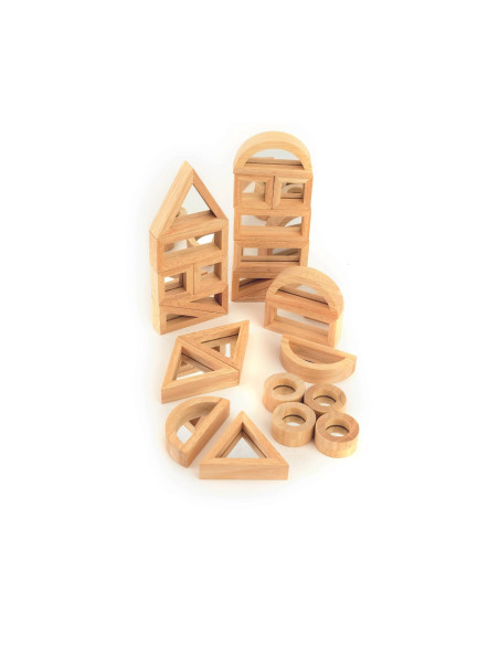 Set de 24 blocs miroirs | Eveil Sensoriel | Montessori Set de 24 blocs miroirs | Eveil Sensoriel | Montessori