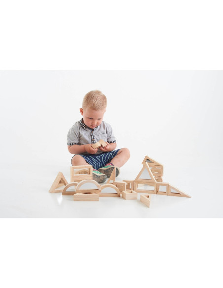 Set de 24 blocs miroirs | Eveil Sensoriel | Montessori Set de 24 blocs miroirs | Eveil Sensoriel | Montessori