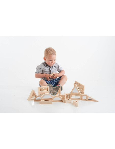 Set de 24 blocs miroirs | Eveil Sensoriel | Montessori Set de 24 blocs miroirs | Eveil Sensoriel | Montessori