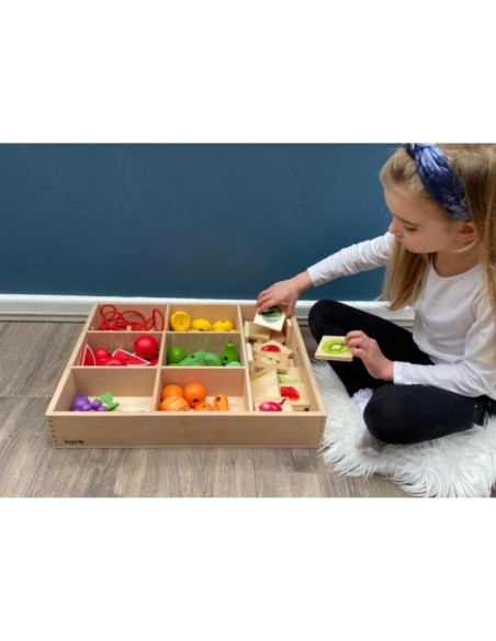 Plateau de Tri Montessori | Vie Pratique | Ambiances 2-3 et 3-6 ans