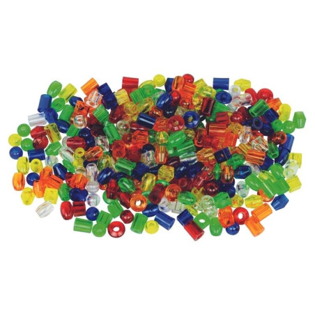 Perles de laçage translucides - So Montessori