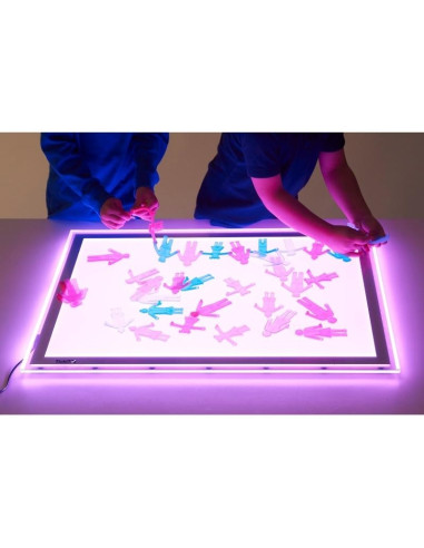 Table lumineuse LED Art Création