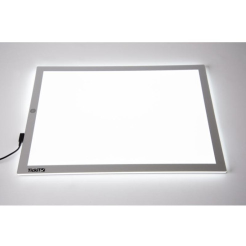 Table lumineuse blanche espaces sensoriels