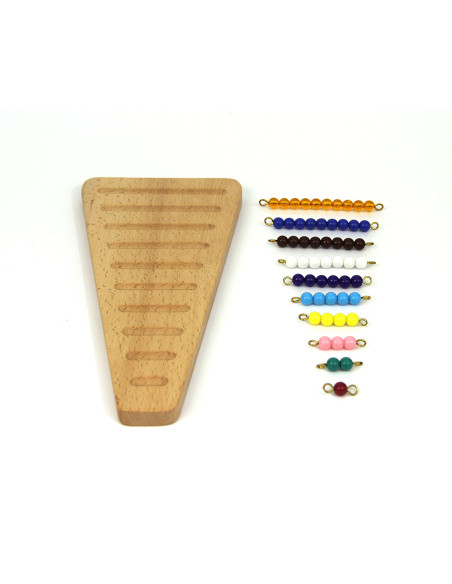 Escalier de perles de 1 à 10 avec support