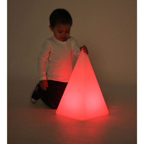 Pyramide lumineuse - Matériel sensoriel - Educatif - Snoezelen