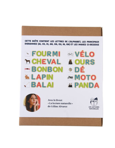 Lettres magnétiques | Céline Alvarez | Livres  | So Montessori