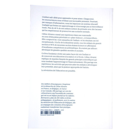 Les lois naturelles de l'enfant | C Alvarez | Livres  | So Montessori