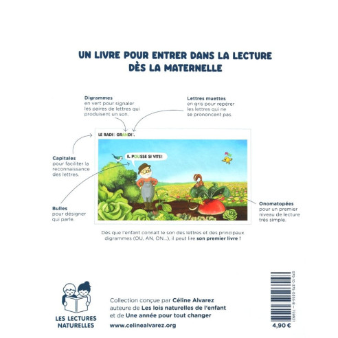 Le gros radis | Céline Alvarez | Livres  | So Montessori