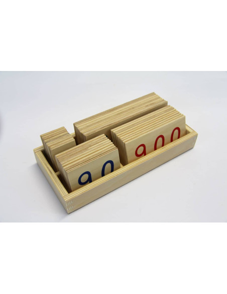 Petites cartes en bois des nombres de 1 à 9000 Petites cartes en bois des nombres de 1 à 9000