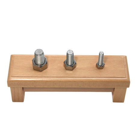 Visser Dévisser 3 écrous | Vie Pratique Montessori