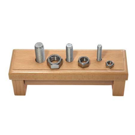 Visser Dévisser 3 écrous | Vie Pratique Montessori