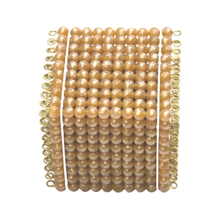 Cube de 1000 perles nylon - Mathématiques - So Montessori