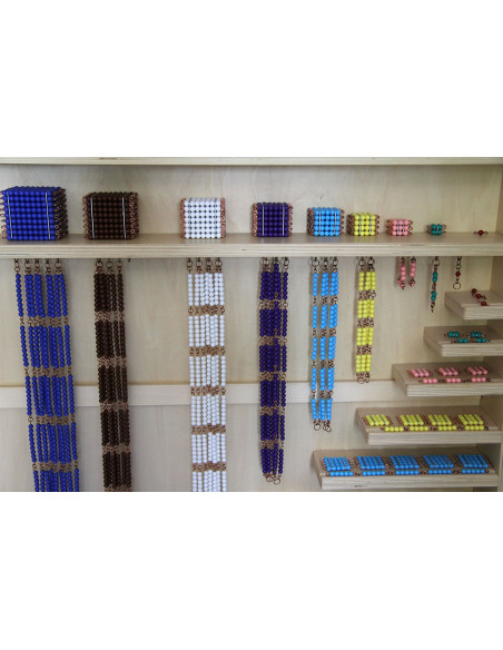 Meuble avec le matériel complet des perles Meuble avec le matériel complet des perles