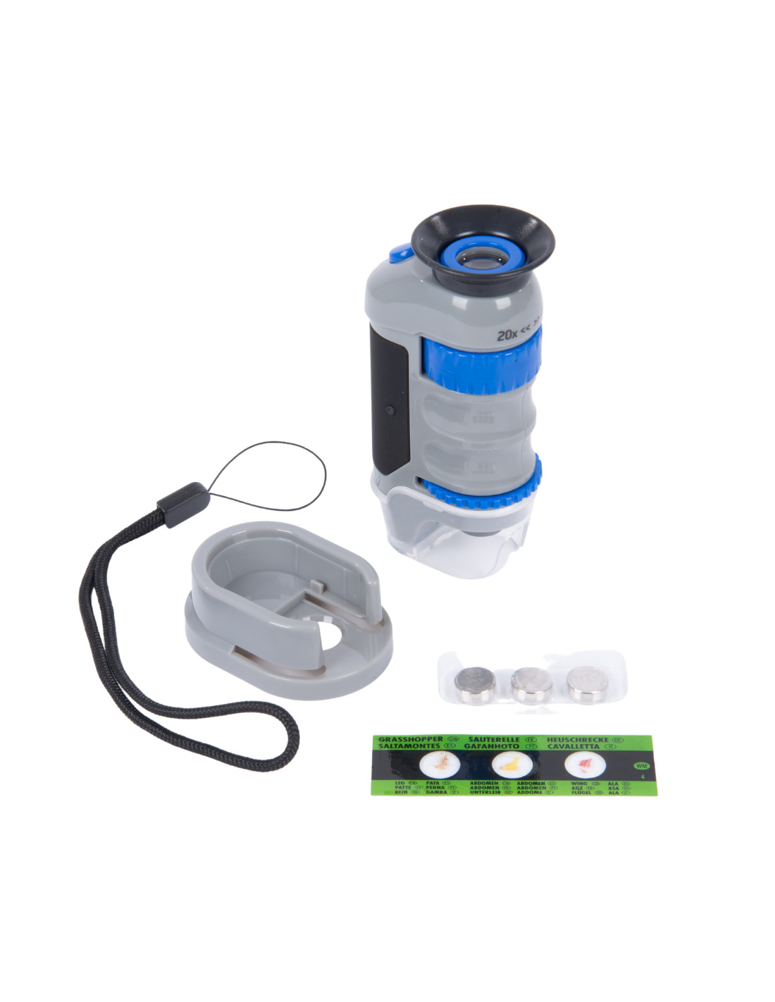 Acheter Microscope de poche pour enfants Microscope portable à lentille  unique 2.0 « » IPS écran 200 fois grossissement