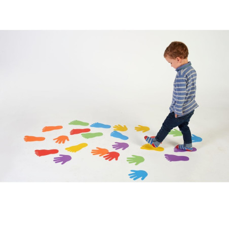 12 Marquages pieds enfant | Motricité globale | So Montessori