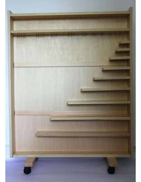 Meuble pour le matériel des perles