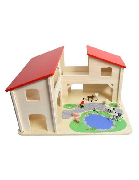 Grande ferme en bois | Langage Montessori | So Montessori