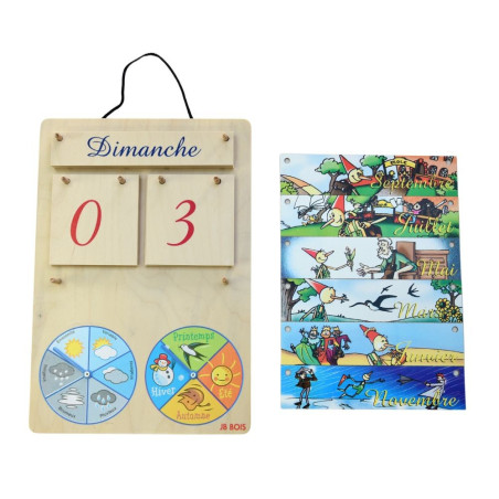 Calendrier perpétuel enfant - Matériel pédagogique - So Montessori