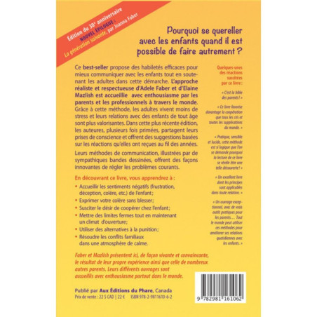 Parler pour que les enfants écoutent,écouter pourqueles enfants parlen
