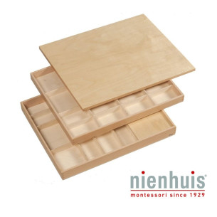 Boite pour grand alphabet Nienhuis - Matériel Montessori