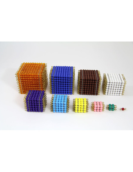 Cubes de perles colorées Cubes de perles colorées