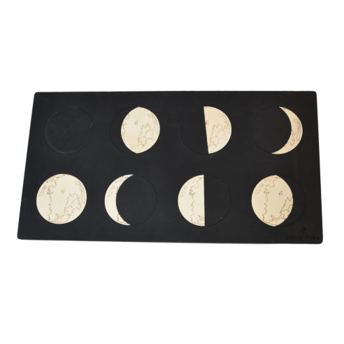 Puzzle Stuka Puka | Les phases de la lune | So Montessori
