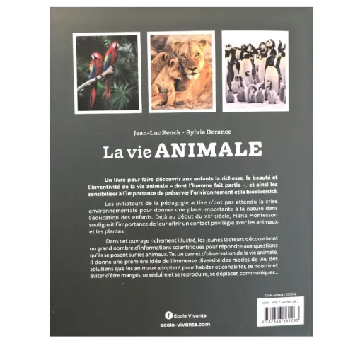 Montessori Pas à Pas | La vie animale 6-12 ans