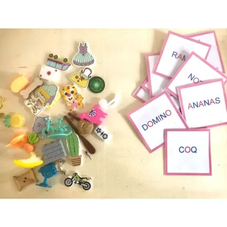 Cartes de lecture Rose Montessori - So Montessori