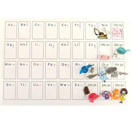 Jeu Phonologie - Montessori - So Montessori