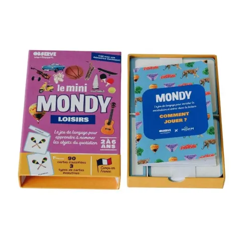 Cartes de nomenclature Miny-Mondy : Loisirs