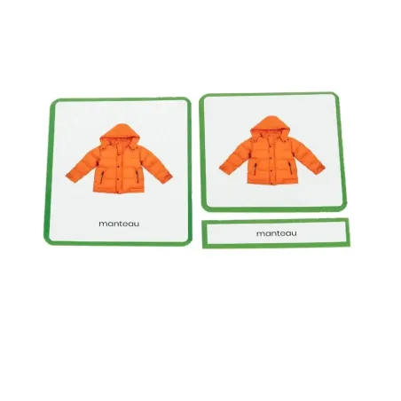 Coffret complet cartes de nomenclature Montessori : Giga Mondy