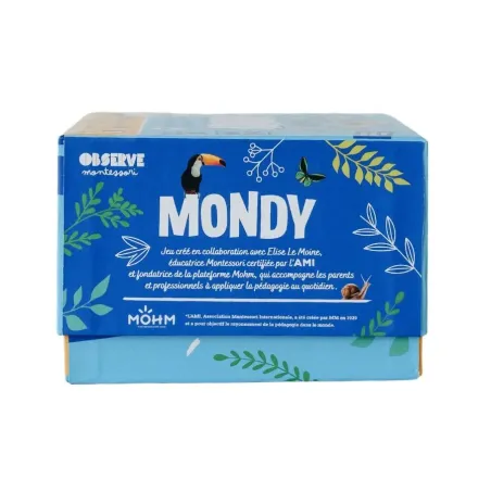 Coffret complet cartes de nomenclature Montessori : Giga Mondy