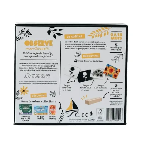 Mondy des P'tits Artistes - Images contrastées Montessori