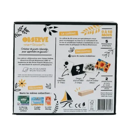 Mondy des P'tits Artistes - Images contrastées Montessori