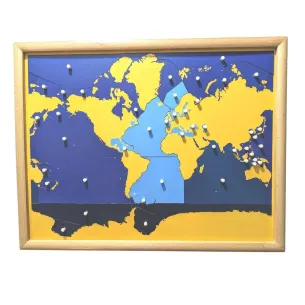 Puzzle Montessori des Mers et Océans