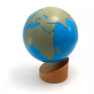 Globe lisse et rugueux Montessori