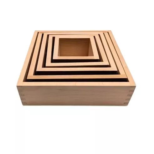 Kit De 48 Pochoirs En Bois Montessori Pour Enfants - Création, Dessin Et Journal Créatif