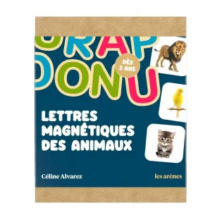 Lettres magnétiques des animaux de Céline Alvarez.