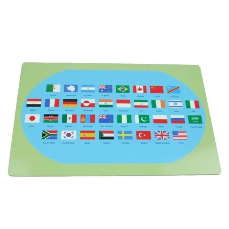 Carte du monde avec drapeaux Carte du monde avec drapeaux