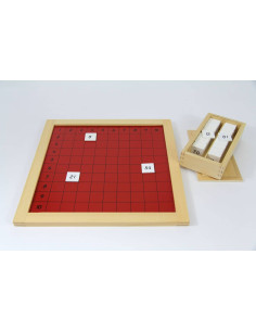Table de Pythagore avec carte de contrôle