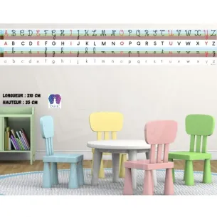 Frise alphabétique murale Yahil Editions