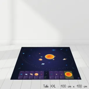 Support pour le Système solaire  - 100 cm x 100 cm - Editions Yahil