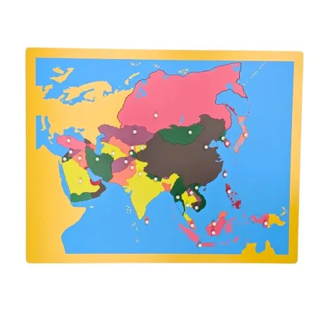 Puzzle de l'Asie (sans bordure)