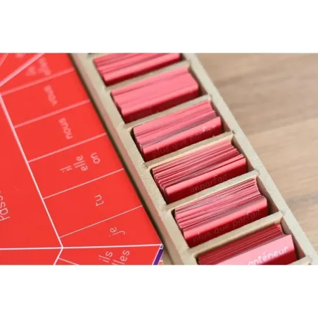 Pack complet 10 octogones - Conjugaison - Les Petites Montessoriennes